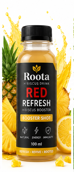 Roota Booster Shot – Pineapple & Lemon – 100ml