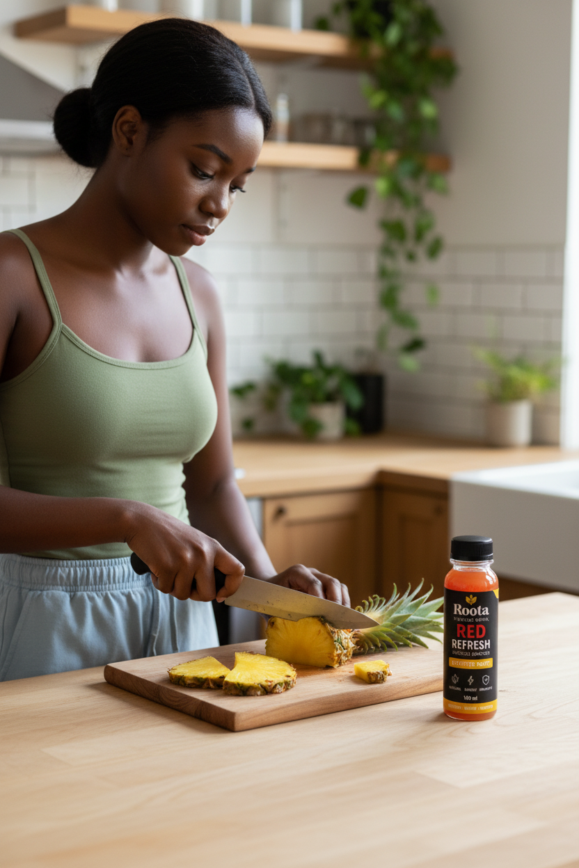 Roota Booster Shot – Pineapple & Lemon – 100ml