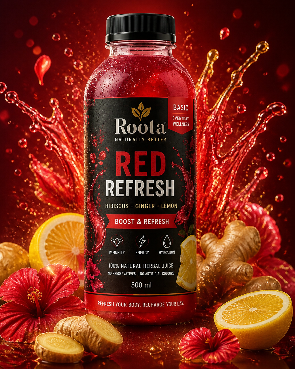 Roota Flavored Hibiscus Drink
