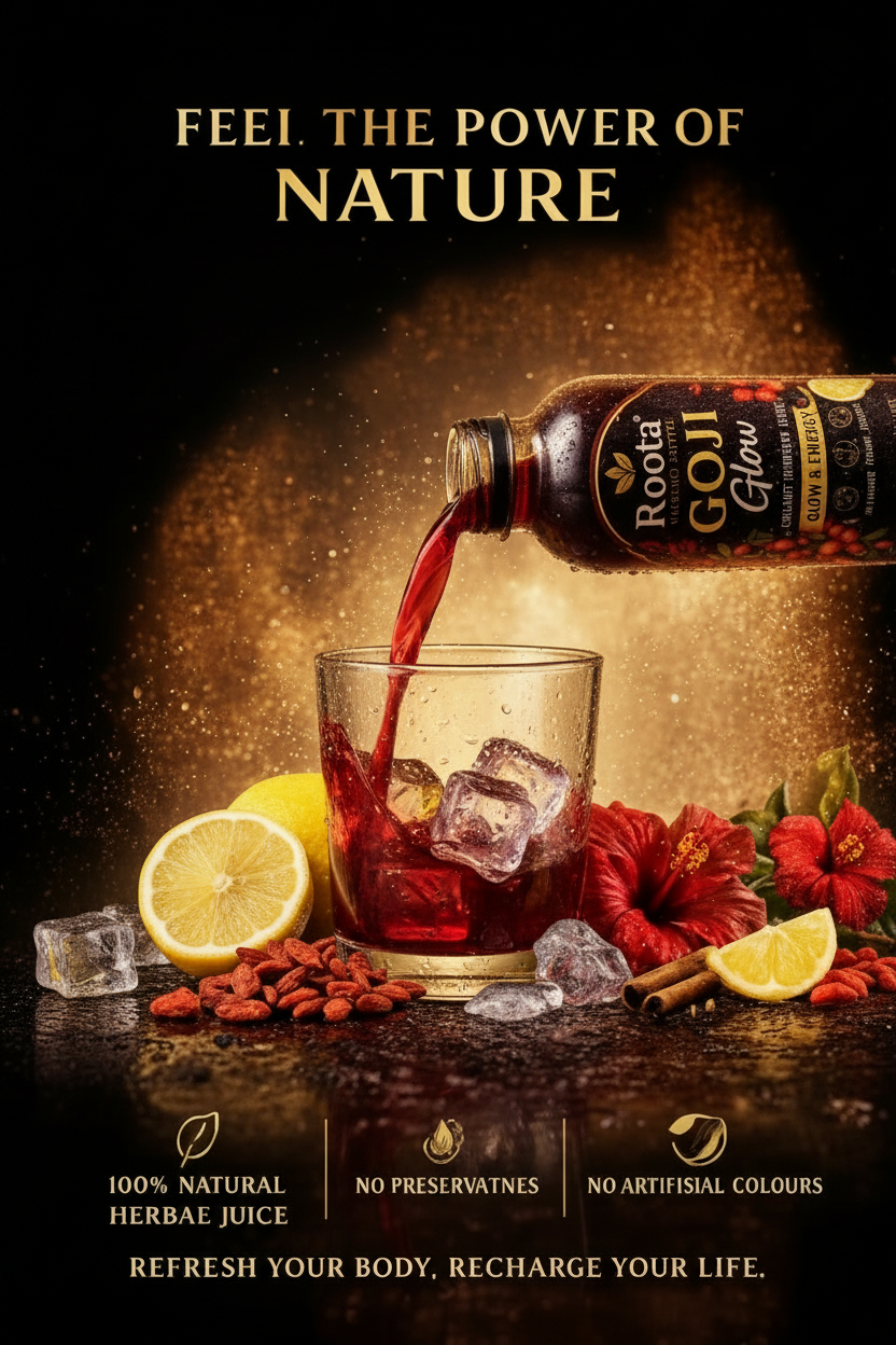 Roota Goji Berries Hibiscus Drink