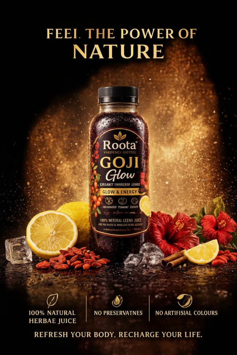 Roota Goji Berries Hibiscus Drink