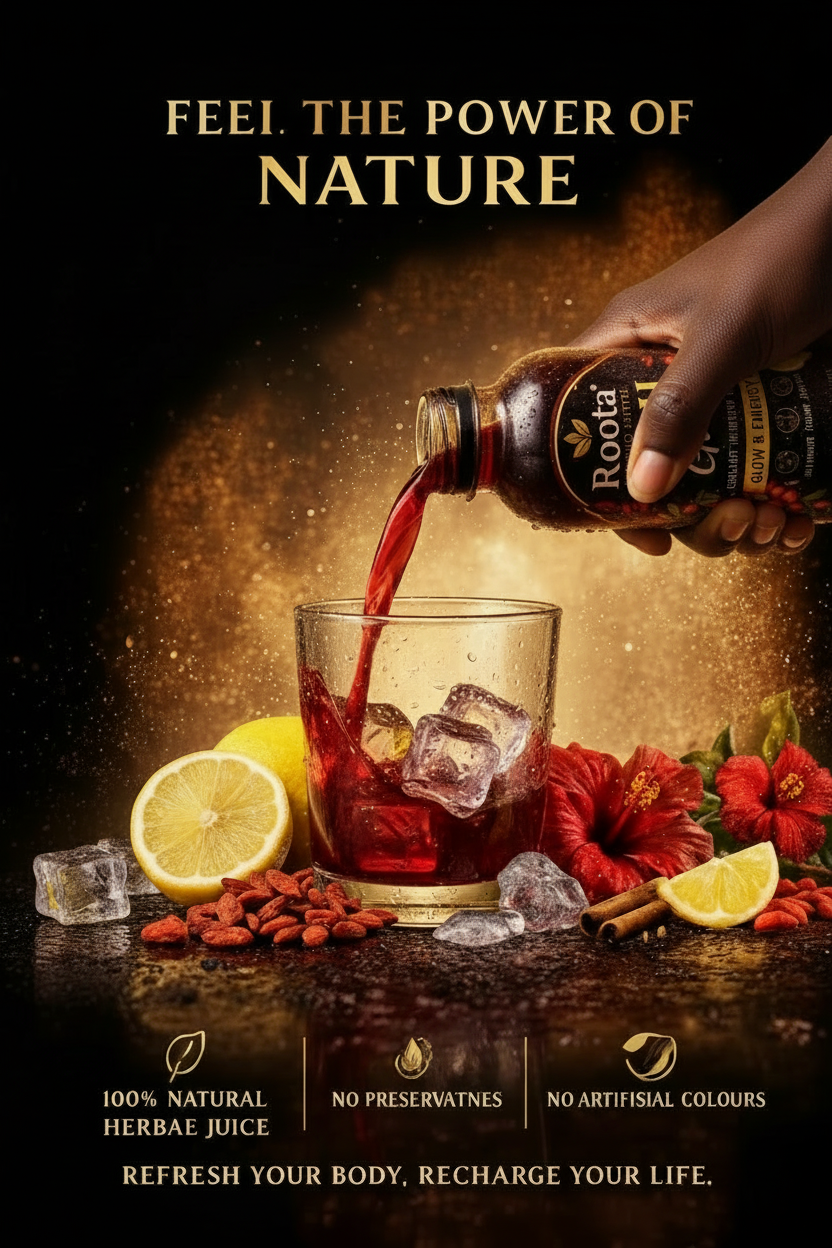 Roota Goji Berries Hibiscus Drink